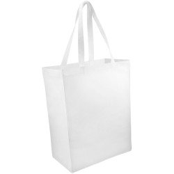 BOLSA ECOLOGICA NON WOVEN PACIFIC BLANCA CON FUELLE 41 X 30 X 17 CMS