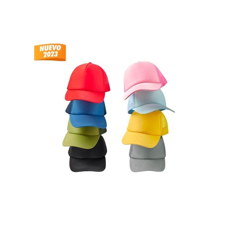 GORRA ROAD DE MALLA CON BROCHE AJUSTABLE