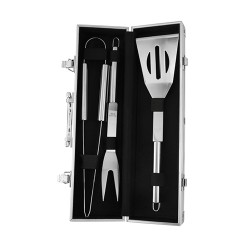 SET DE BBQ SNAZZY PLATA