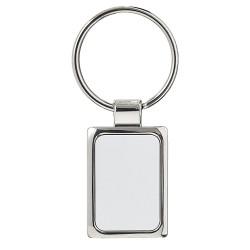 LLAVERO SQUARE PLATA