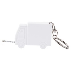 LLAVERO FLEXOMETRO CAMION BLANCO