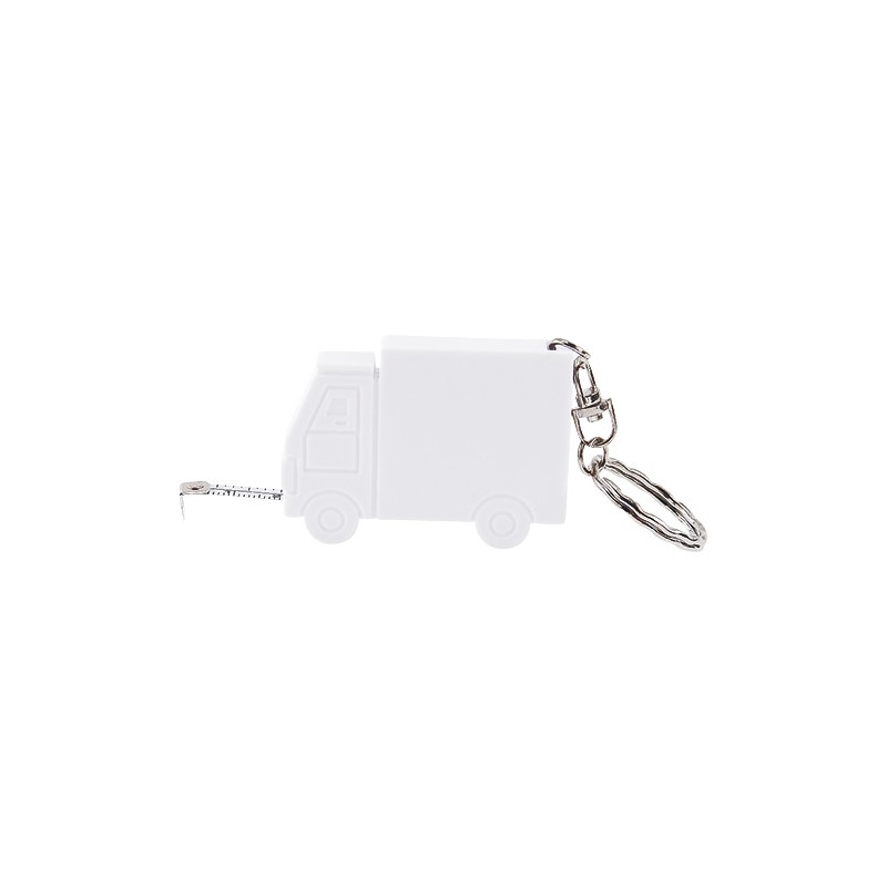 LLAVERO FLEXOMETRO CAMION BLANCO