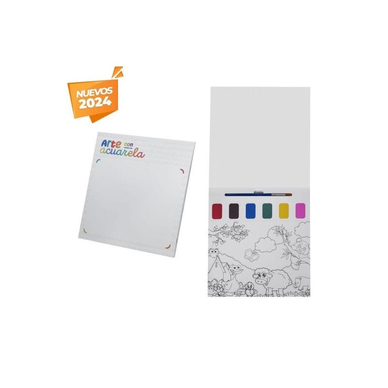 LIBRETA CON ACUARELAS KLIMPT
