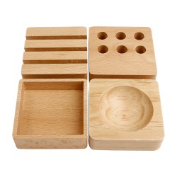 SET IZABAL DE MADERA (PARA ACCESORIOS DE OFICINA)