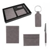 SET SENDER (LLAVERO, PORTA PASAPORTE, TARJETERO Y BOLIGRAFO)