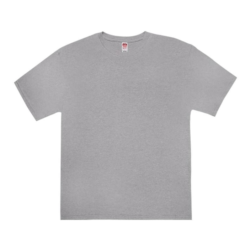 PLAYERA GRIS JASPE CUELLO REDONDO EUROCOTTON CABALLER