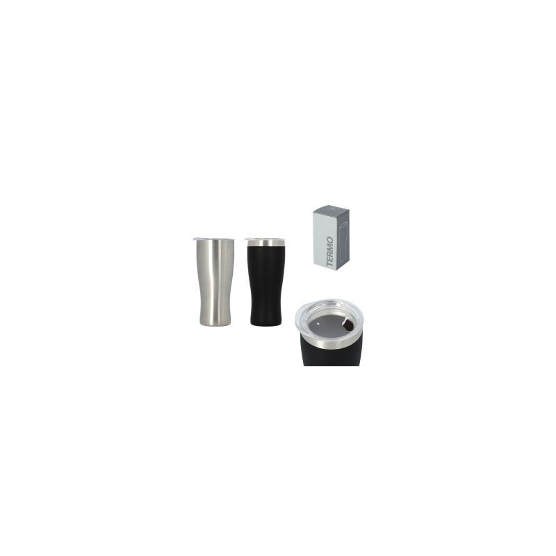 SHOT TEQUILERO VOLCA DOBLE PARED DE ACERO DE 120 ML