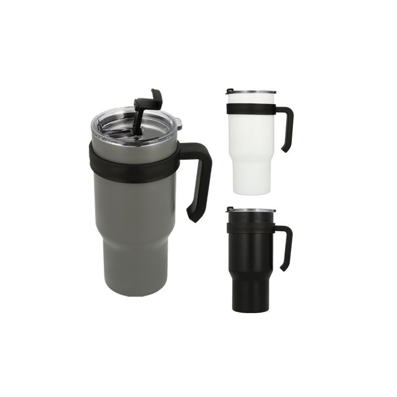 TERMO BENTLEY DOBLE PARED DE ACERO Y ASA DE PLASTICO DE 650 ML