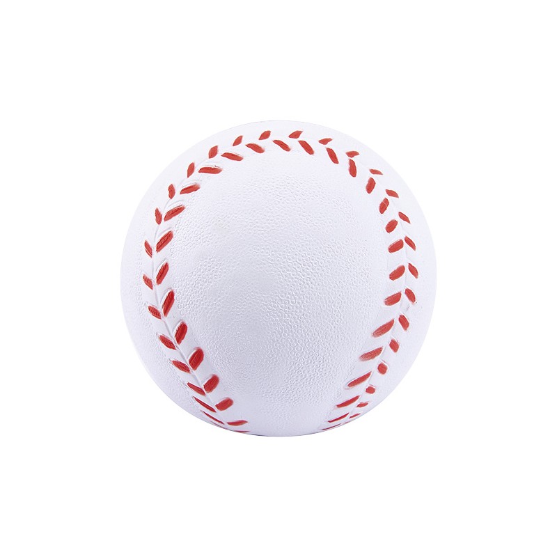 PELOTA ANTI-STRESS BASEBALL BLANCO CON ROJO