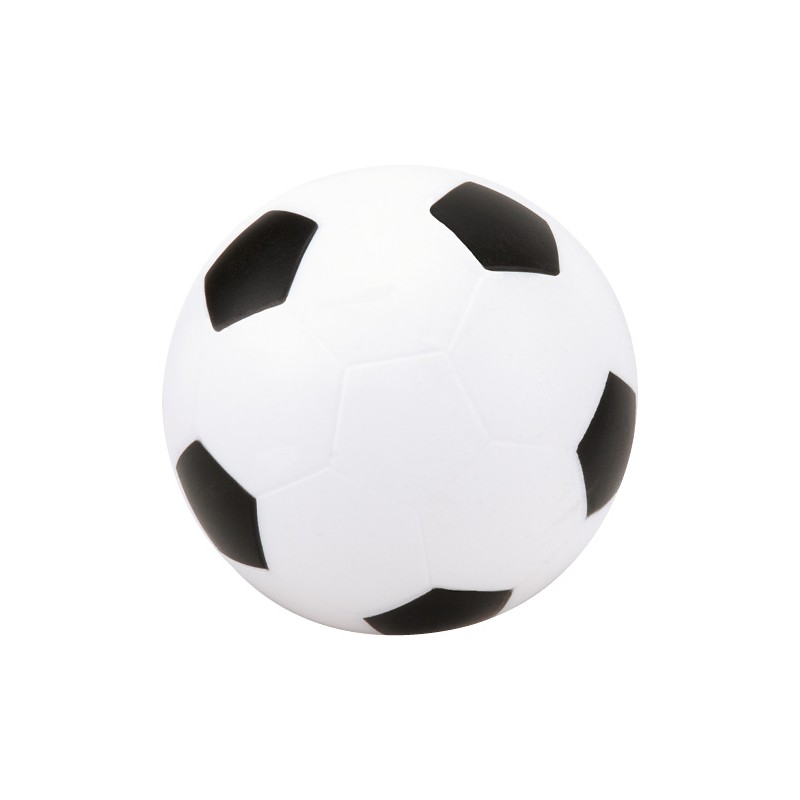 PELOTA ANTI-STRESS FUTBOL BLANCO CON NEGRO