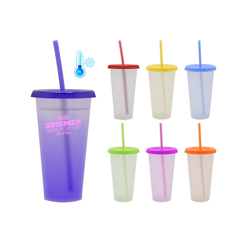 VASO SNOW MAGICO TERMOCROMATICO (CAMBIA DE COLOR CON AGUA FRIA) 700 ML