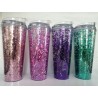 VASO DE ACRILICO GLITTER FLIP-ON DE 710 ML