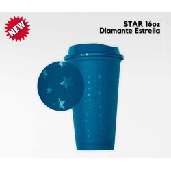 VASO STAR DE 16 ONZ AZUL