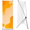 DISPLAY X-BANNER NEGRO REFORZADO, DE FIBRA DE VIDRIO Y PVC MED. 1.60 X .60 METROS, CON FUNDA.