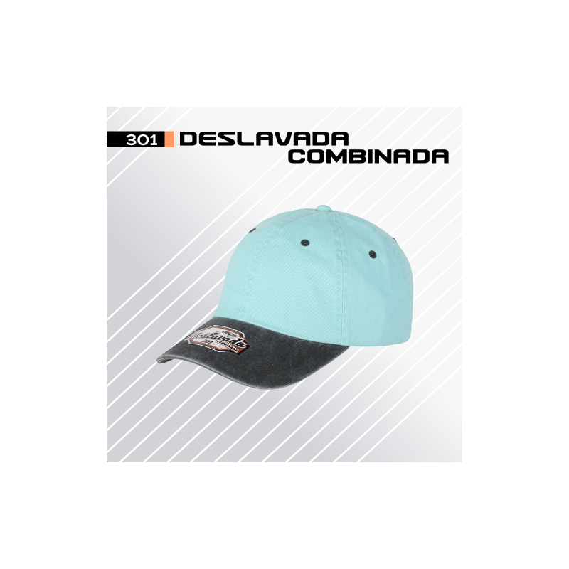 GORRA DKPS DESLAVADA COLOR MENTA NEGRO