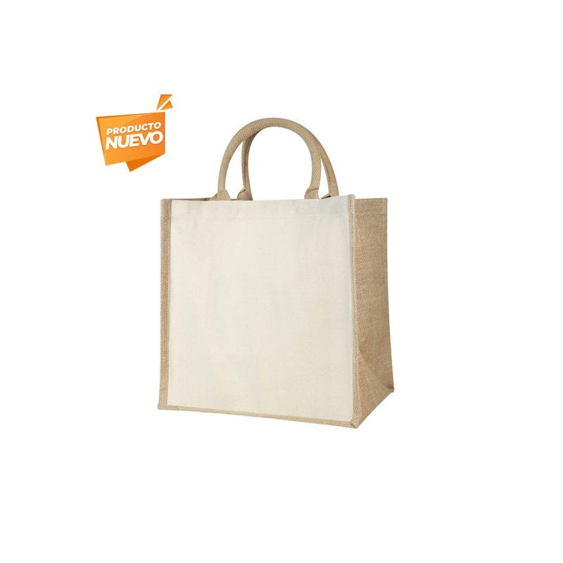 BOLSA OLIVIER DE YUTE Y ALGODÓN