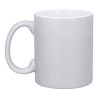 TAZA PARA SUBLIMACION KOPA ACABADO EN GLITTER PLATA
