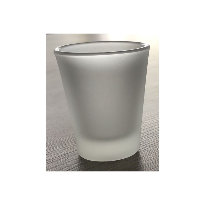 VASO TEQUILERO 2.5 OZ SATINADO PARA SUBLIMAR