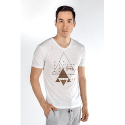 PLAYERA CABALLERO CUELLO V PARA SUBLIMAR