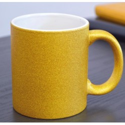 TAZA DE SUBLIMACION WALTER DORADO  ACABADO DIAMANTINA