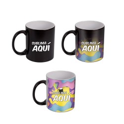 TAZA MAGICA PARA SUBLIMAR NEGRO