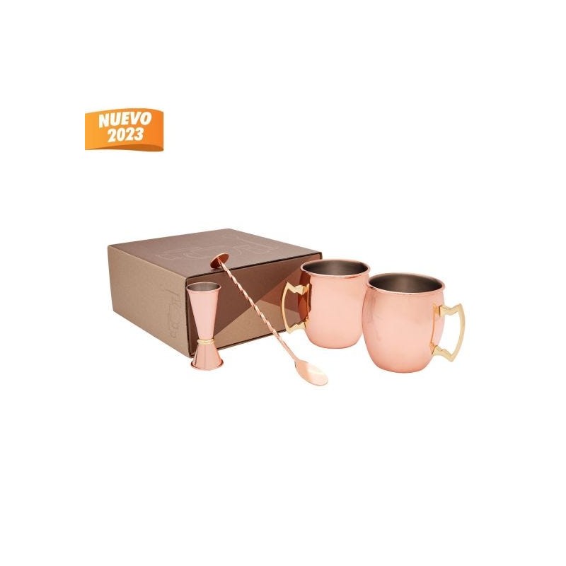 SET DE MIXOLOGÍA COOPER COLOR ROSE GOLD